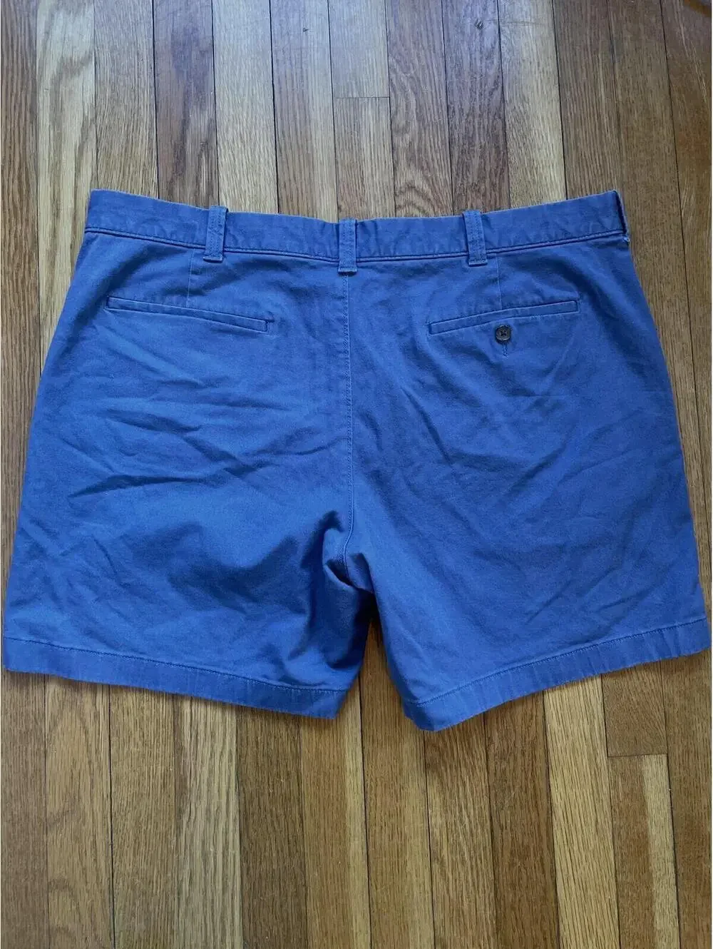 J. Crew Men's Slate Legacy Blue Flex Chino Short Size 40 Summer Preppy Golf